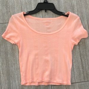 Pink American eagle top